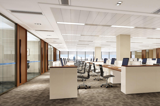 中建投信托办公区装修效果图