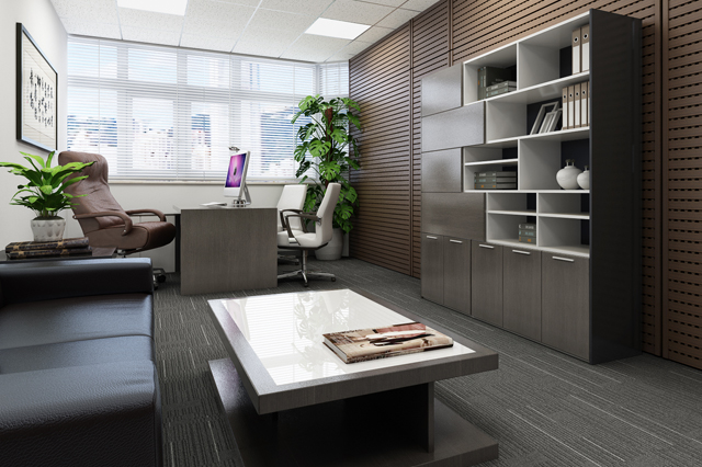 高普乐总经理室装修设计效果图